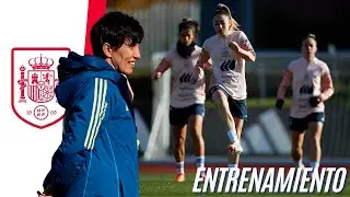 Entrenamiento de la SELECCIÓN ESPAÑOLA FEMENINA 🇪🇸 previo a la FINAL de la UWNL ante ALEMANIA 🏆