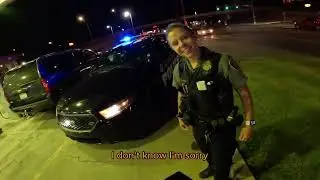 First time getting pulled over 😒