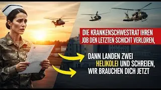 Als sie dachte, alles sei vorbei… landeten zwei Hubschrauber