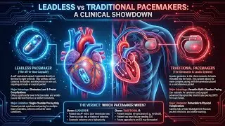 🫀 Which Pacemaker? Traditional or Capsule shaped lead less? 🫀