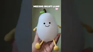 cute nigth lamp from meesho under99/table lamp/#wow #love #meesho #myntrabeauty #makeup #pink #lamp