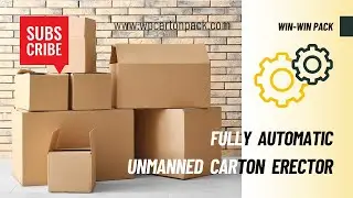 WIN-WIN PACK Fully Automatic Unmanned Carton Erector: Servo-controlled Carton Forming and Sealing