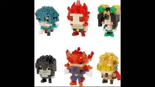 My Hero Vol. 2 Nanoblock Mininano Blind Set of 6