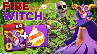 Super Witch + FIREBALL = UNSTOPPABLE TH17 Legend League Attacks! Clash of Clans