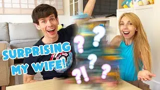 Surprising Wife with her DREAM Pok&eacute;mon Statue!