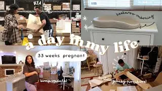 NEST WITH ME! building baby furniture + gift unboxing + IKEA trip!