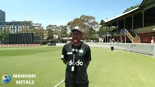 Batting Coach Blake Reed after the win over the Hurricanes