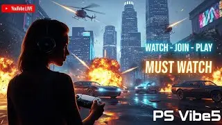 GTA 5 PS5 Gameplay Until GTA 6 🔥 Live Action, Mods & Next-Gen Fun | PSVibe5
