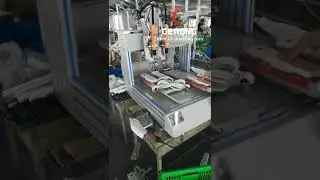 Cable power plug socket screw locking machine screwing machine