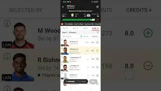 RCB VS LSG ll DREAM11 TEAM PRETECTION #dream11