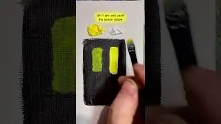 How to make transparent acrylic colours look bright on a dark background.