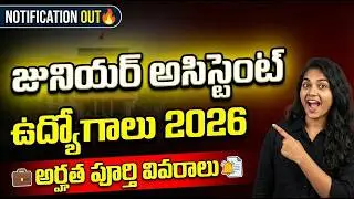 Junior Assistant Jobs 2026 🔥 Non Teaching Jobs Notification | Qualifications & Apply Process
