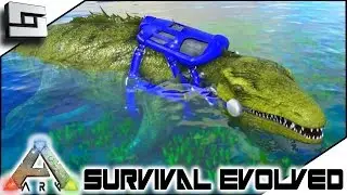 ARK: Survival Evolved - SOLO MOSASAURUS TAMING! S3E56 ( Gameplay )