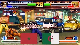 FT5 @kof98: Clausolas (MA) vs boyka05 (DZ) [King of Fighters 98 Fightcade] Dec 13