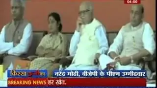 BJP manifesto 2014 released, Narendra Modi makes three promises