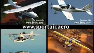 Sportair USA, Sting, Sirrius, i Cub, SeaRey, Snap light sport aircraft.