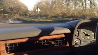 Start up and drive of Jaguar XJ40 3.2S