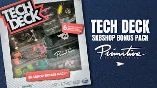 Apertura de Fingerboards Tech Deck Sk8shop Bonus Pack Primitive! 🛹 #fingerboard #techdeck