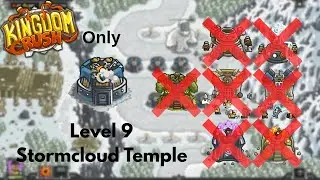 Kingdom Rush - Stormcloud Temple - Veteran - Only Musketeer Garrison Tower