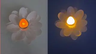 How to make easy Candle 🕯 holder | spoon 🥄 craft ideas | spoon Candle holder making DIY 