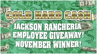 Cold Hard Cash Employee Giveaway November Winner 2025!