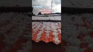 Destructive Hailstone in Malarani Thadunga Arghakhanchi😭@koizvlogs #hailstone #raining
