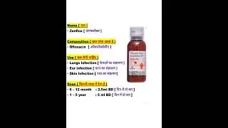 zenflox syrup use in children
