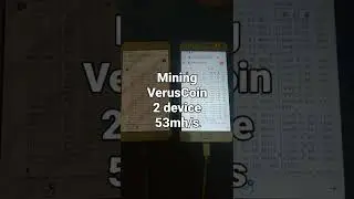 mining verus coin terbaru 2 device 53mh/s