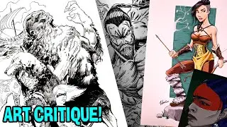 Art Critique And Showing Of ALL The Sasquatch Vikings Submissions! + WINNER ANNOUNCEMENT!