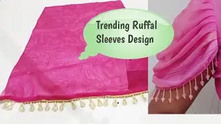 #sleevesdesign Trending sleeve design cutting and stitching| blouse sleeves design| बाजू का डिजाइन  