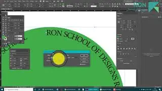 Type on a path tool in InDesign. தமிழில் உங்களுக்காக. RON SCHOOL OF DESIGNS. Must Watch!!