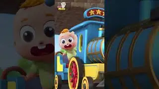 Wheels On The Train - Mini Rhyme #shorts #rhymes #wheelsonthetrain
