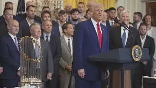 WATCH | Trump meets 2024 World Series champion Los Angeles Dodgers at the White House