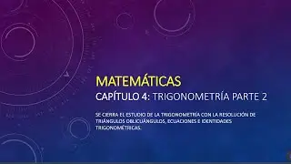 TRIANGULOS OBLICUÁNGULOS