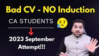 Bad CV - NO Induction | CV Preparation and Mistakes | How to Prepare CV for CA, ACCA & CMA