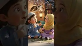 Cute Islamic Cartoon Kids | Tamil Shorts #islamickids #muslimkids #islamicshorts #cutevideo