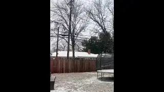 Live Abilene Texas Neighborhood Weather Cam Power Lines and Trees