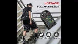 HOTWAVE Push Up Board Fitness, Portable Foldable 20 in 1 Push Up Bar at Home Gym
