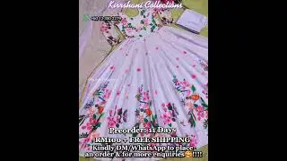Purple Faux Georgette Gown💟  | RM100 + Free Shipping | More Details In Description | Kirrshani C❤️