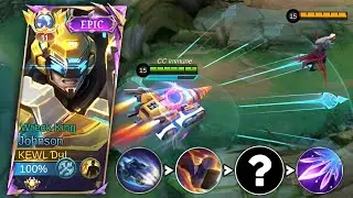 TOP GLOBAL JOHNSON NEW META COMBO AND BUILD 2025 FULL TUTORIAL!! (easy one shot) - MLBB