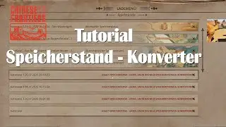 Chinese Frontiers ⛩️ Speicherstand - Konverter TUTORIAL / Chinese Frontiers Deutsch