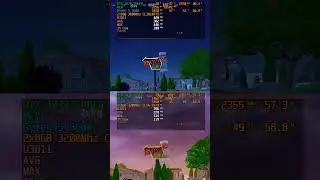 Fortnite 3600Mhz vs 3200Mhz RAM Speed #fortnite #gaming  #bottleneck #rtx #ryzen #4070super #5600