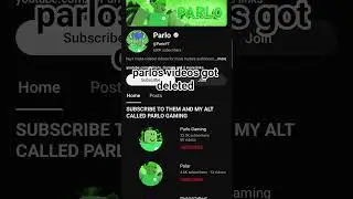 why did his videos get deleted? #parlo #robloxdrama #falseaccusations #roblox #arrested #robloxx