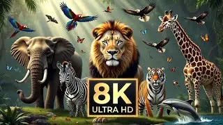 Amazing Wildlife Animals in 8K ULTRA HD | Relaxing Nature Documentary