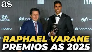 RAPHA&Euml;L VARANE, PREMIO AS a la TRAYECTORIA | PREMIOS AS DEL DEPORTE 2025