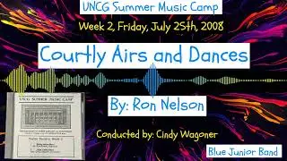 Courtly Airs and Dances (UNCG Summer Music Camp 2008)