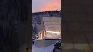 Arriving at the chena hot springs resort #snow #bookresearch #alaskawinter