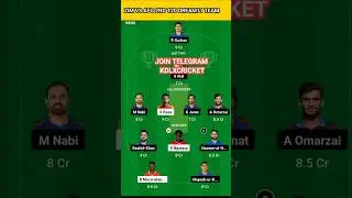 zim vs afg dream11 team today match #shorts #kdlxcricket #zimvsafg #2ndt20i
