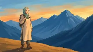 Healing my soul in nature 🌿 hiking & outdoor prayer 🏔️ ghibli style