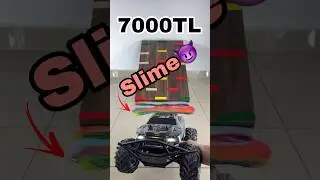 7000TL vs 1500TL RC Araba! Slime Engelini Kim Aştı?